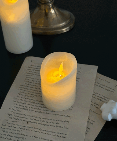 3size LED 무빙 캔들 흔들리는 촛불 양초 조명