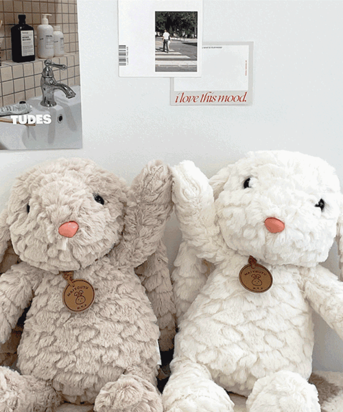 루이스 애착 토끼 인형 귀여운 동물 애착인형 쿠션 자취 집들이 친구 선물